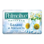 Мыло, Palmolive (Палмолив) 90 г №1 натурэль баланс и мягкость с ромашкой и витамином e