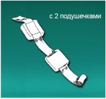 Пакет перевязочный индивидуальный, №1 первой помощи стерильный с двумя подушечками