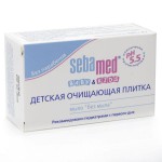 Мыло, Sebamed (Себамед) 100 г Беби энд Кидс детская очищающая плитка Мыло без мыла