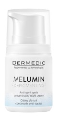 Крем-концентрат Dermedic Мелюмин ночной против пигментных пятен 55 мл 55 г флакон с помпой-дозатором