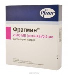 Фрагмин, р-р для в/в и п/к введ. 2500 анти-Ха МЕ/0.2 мл 0.2 мл №10 шприцы